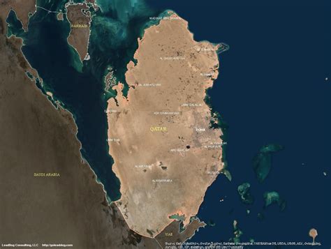 qatar map google earth